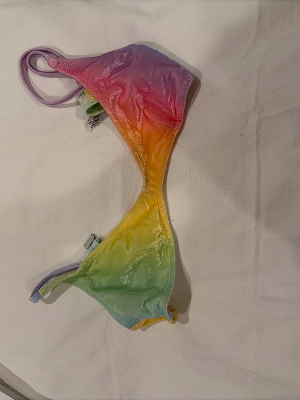 Triangl rainbow bikini top
